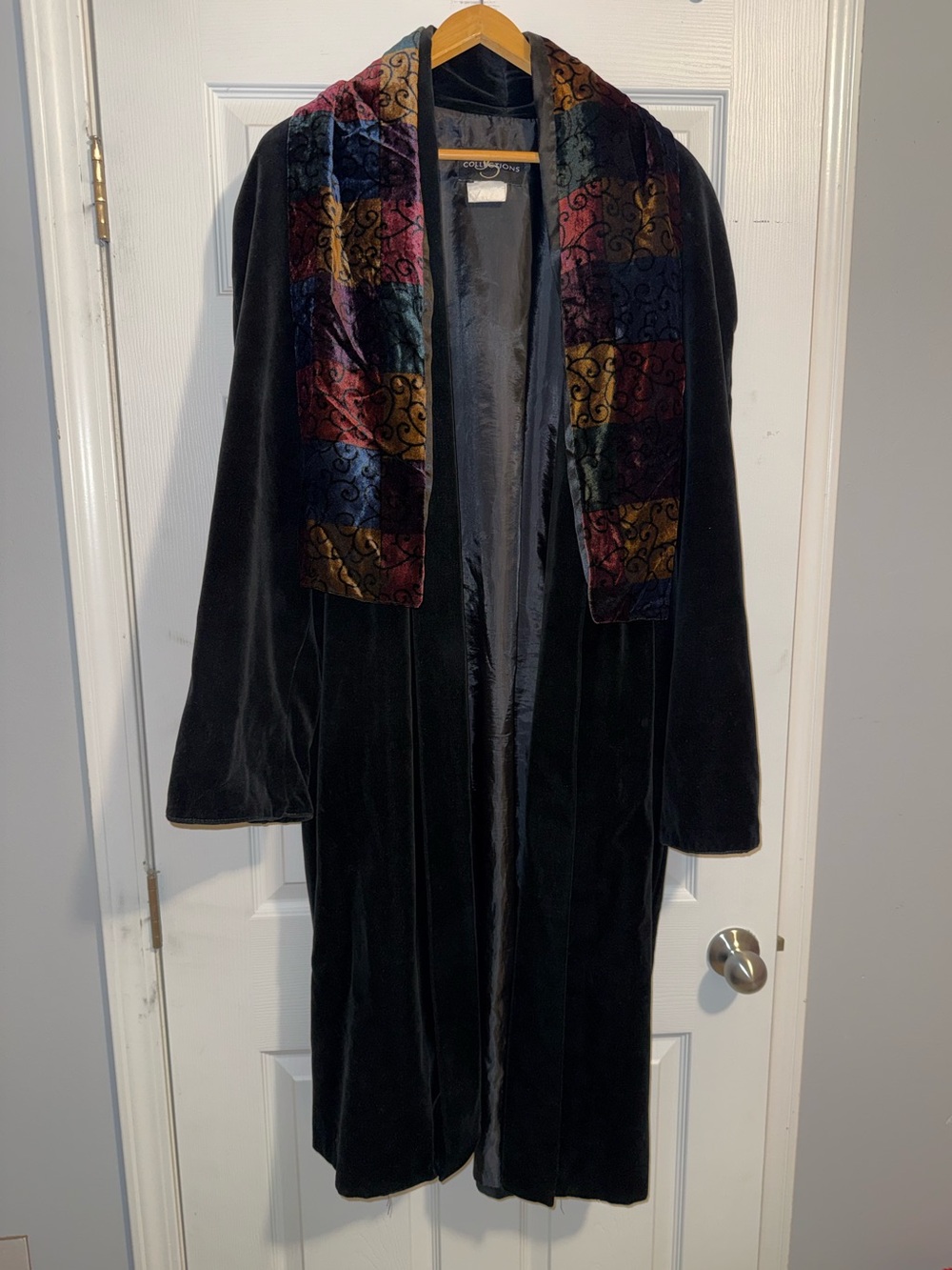 JS Collections Velvet Coat